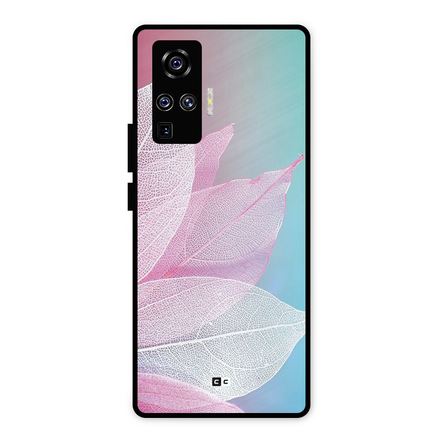 Beautiful Petals Vibes Metal Back Case for Vivo X50 Pro