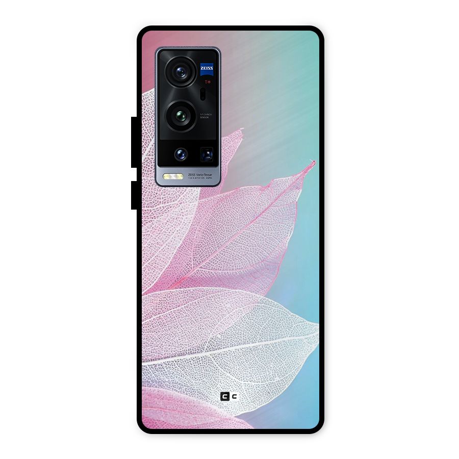 Beautiful Petals Vibes Metal Back Case for Vivo X60 Pro Plus