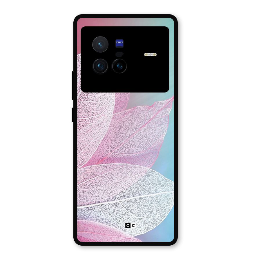 Beautiful Petals Vibes Metal Back Case for Vivo X80