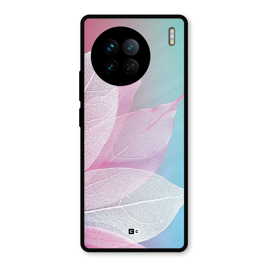 Beautiful Petals Vibes Metal Back Case for Vivo X90