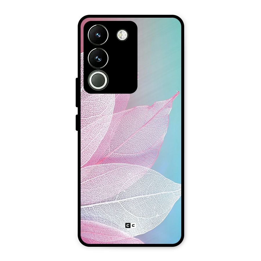 Beautiful Petals Vibes Metal Back Case for Vivo Y200