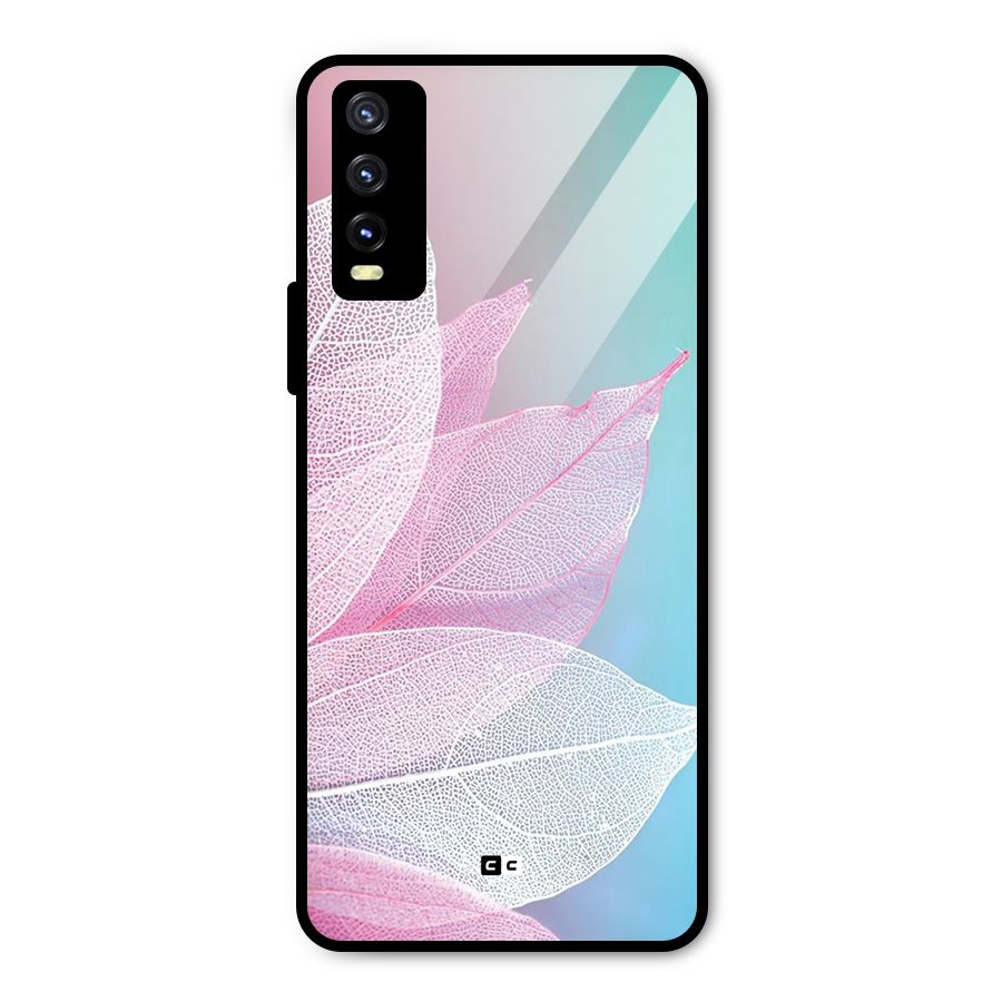 Beautiful Petals Vibes Metal Back Case for Vivo Y20g