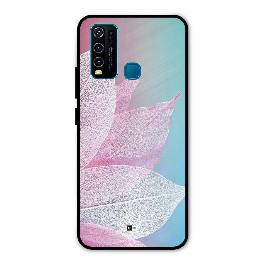 Beautiful Petals Vibes Metal Back Case for Vivo Y30