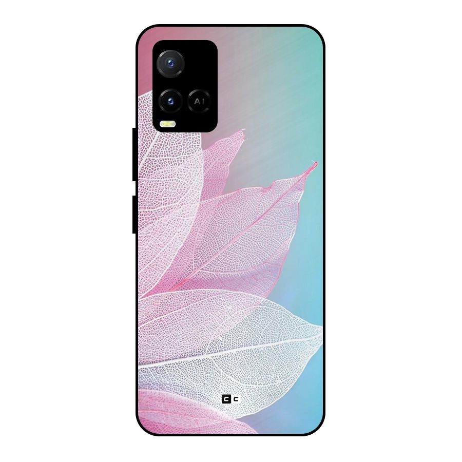 Beautiful Petals Vibes Metal Back Case for Vivo Y33s