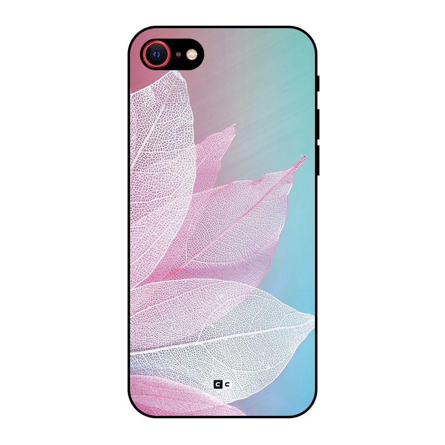 Beautiful Petals Vibes Metal Back Case for iPhone SE 2022