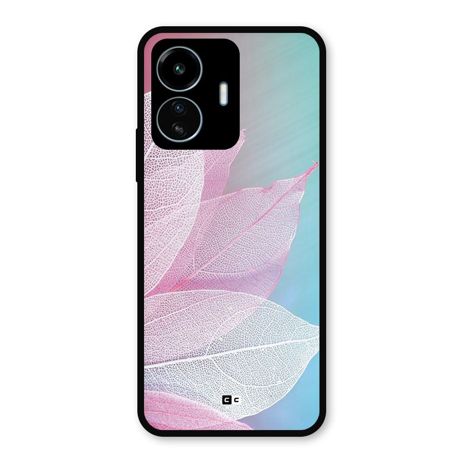 Beautiful Petals Vibes Metal Back Case for vivo iQOO Z6 Lite 5G