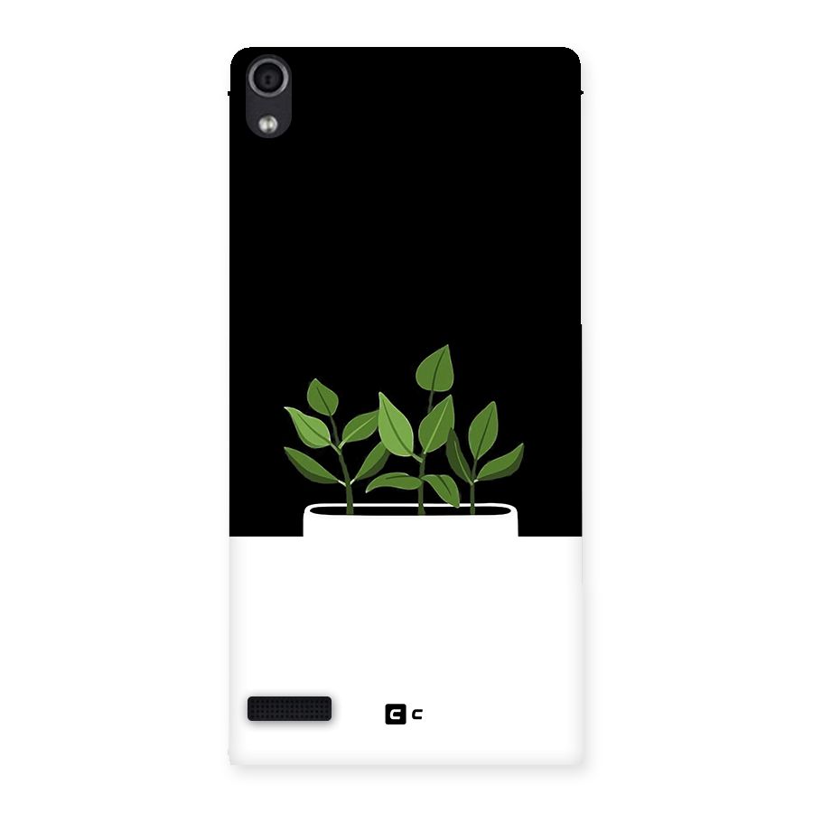 Beautiful Plant Pot Minimalistic Back Case for Ascend P6