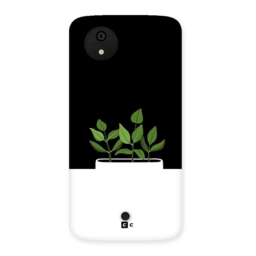 Beautiful Plant Pot Minimalistic Back Case for Canvas A1  AQ4501