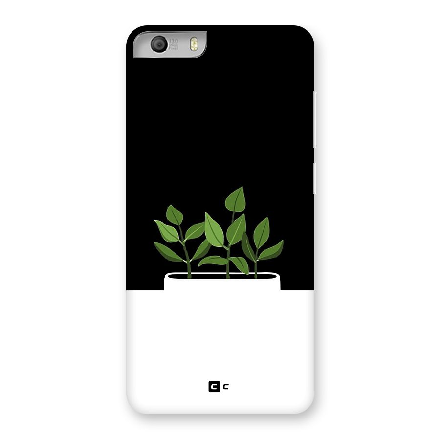 Beautiful Plant Pot Minimalistic Back Case for Canvas Knight 2