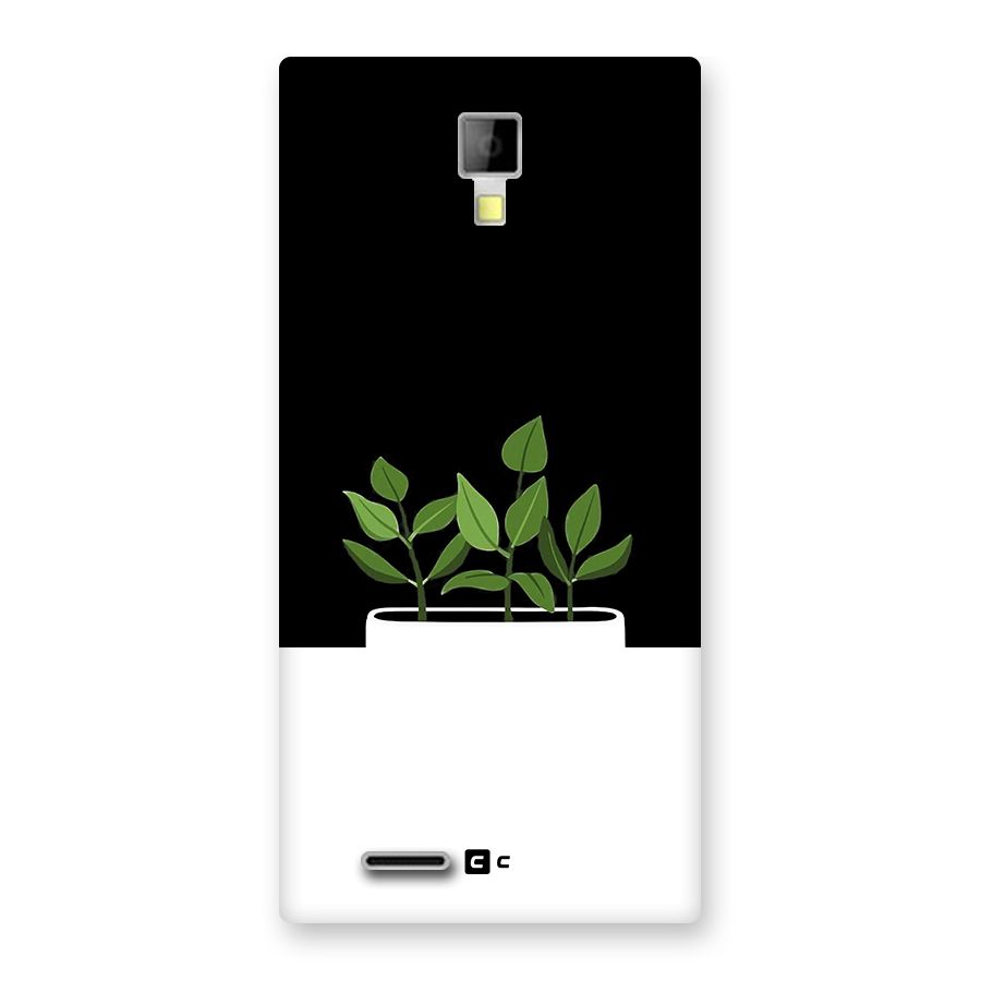 Beautiful Plant Pot Minimalistic Back Case for Canvas Xpress A99