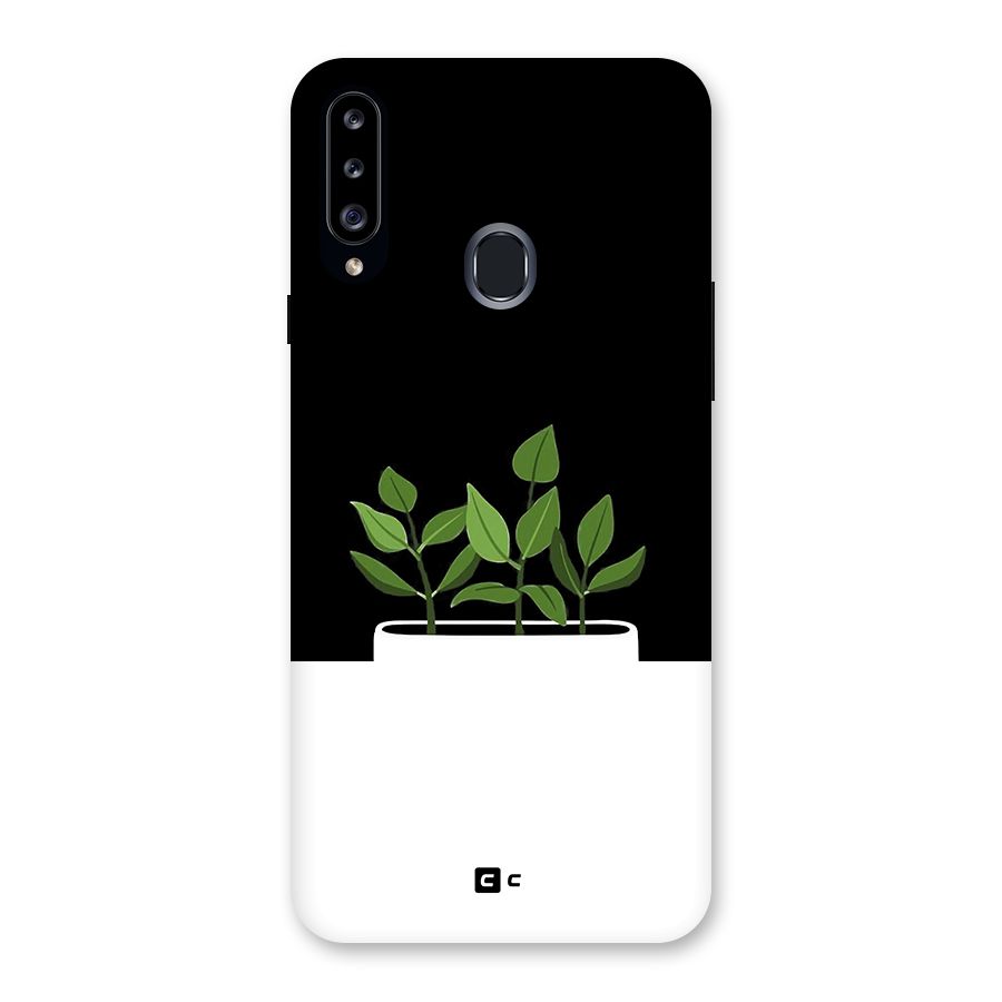 Beautiful Plant Pot Minimalistic Back Case for Galaxy A20s