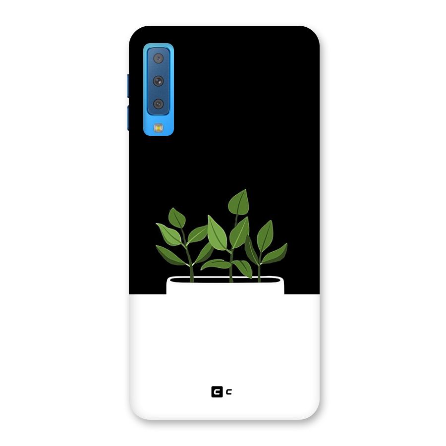 Beautiful Plant Pot Minimalistic Back Case for Galaxy A7 (2018)