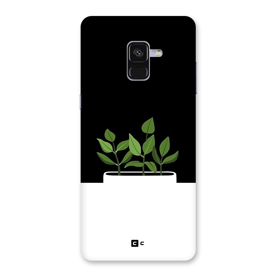 Beautiful Plant Pot Minimalistic Back Case for Galaxy A8 Plus