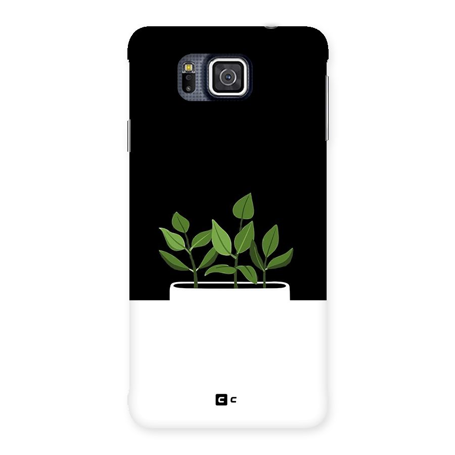 Beautiful Plant Pot Minimalistic Back Case for Galaxy Alpha