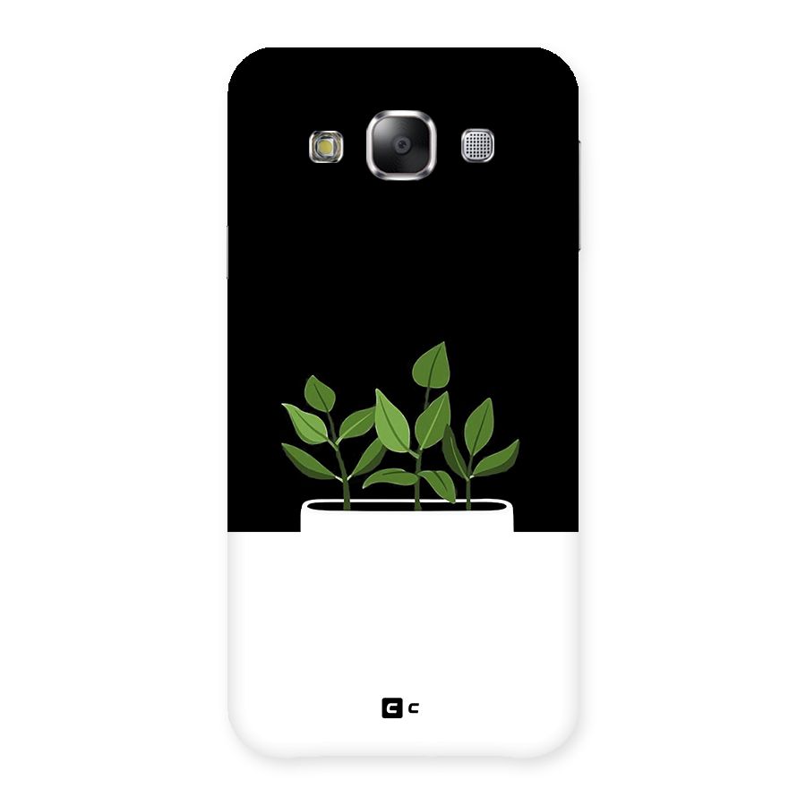 Beautiful Plant Pot Minimalistic Back Case for Galaxy E5