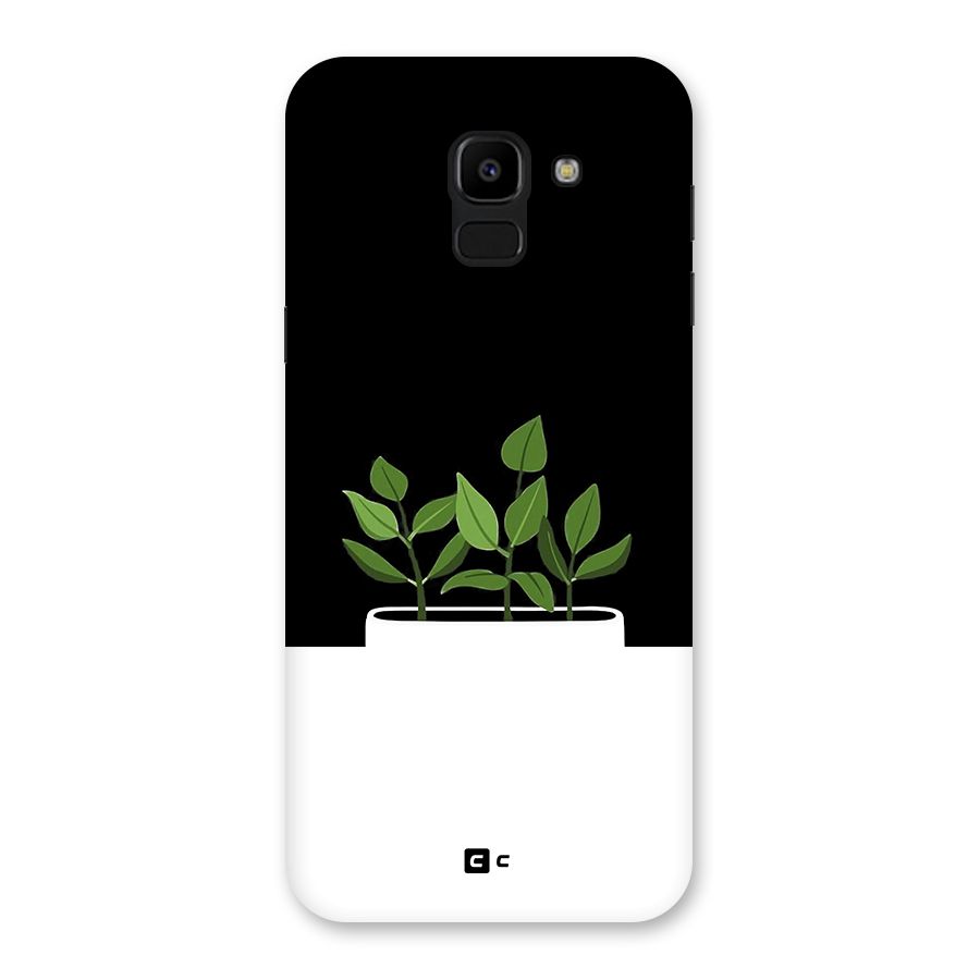 Beautiful Plant Pot Minimalistic Back Case for Galaxy J6