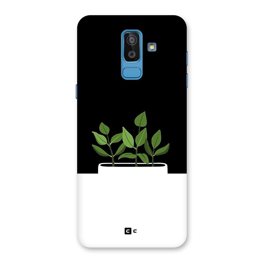 Beautiful Plant Pot Minimalistic Back Case for Galaxy J8