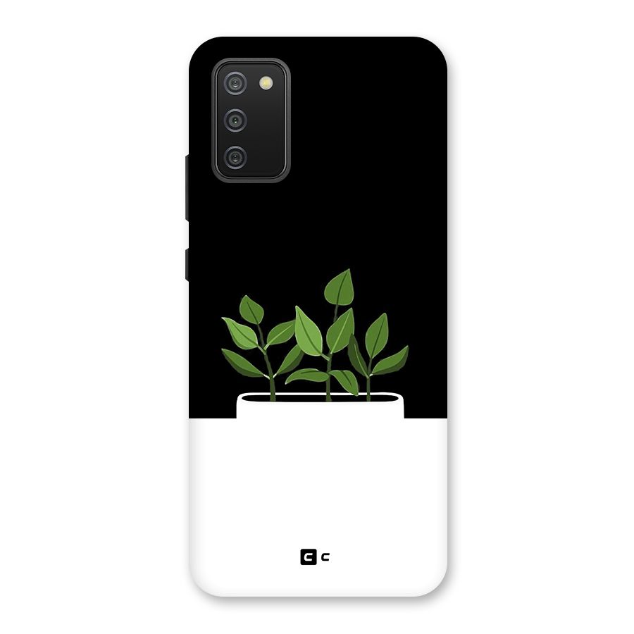 Beautiful Plant Pot Minimalistic Back Case for Galaxy M02s