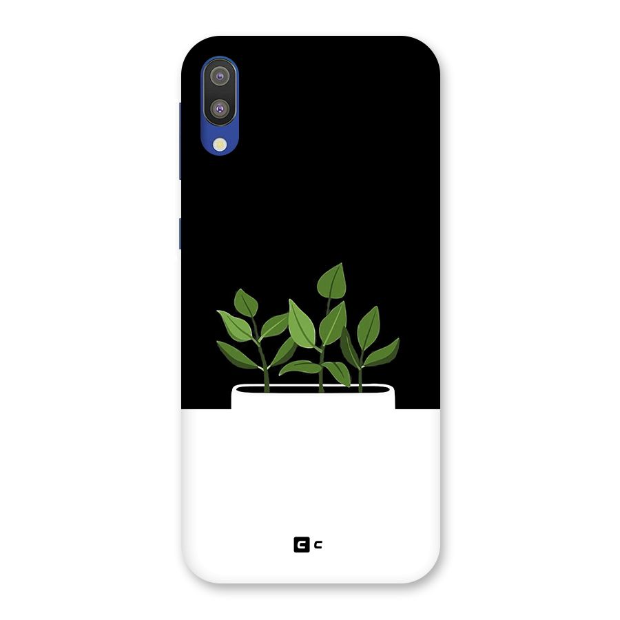 Beautiful Plant Pot Minimalistic Back Case for Galaxy M10