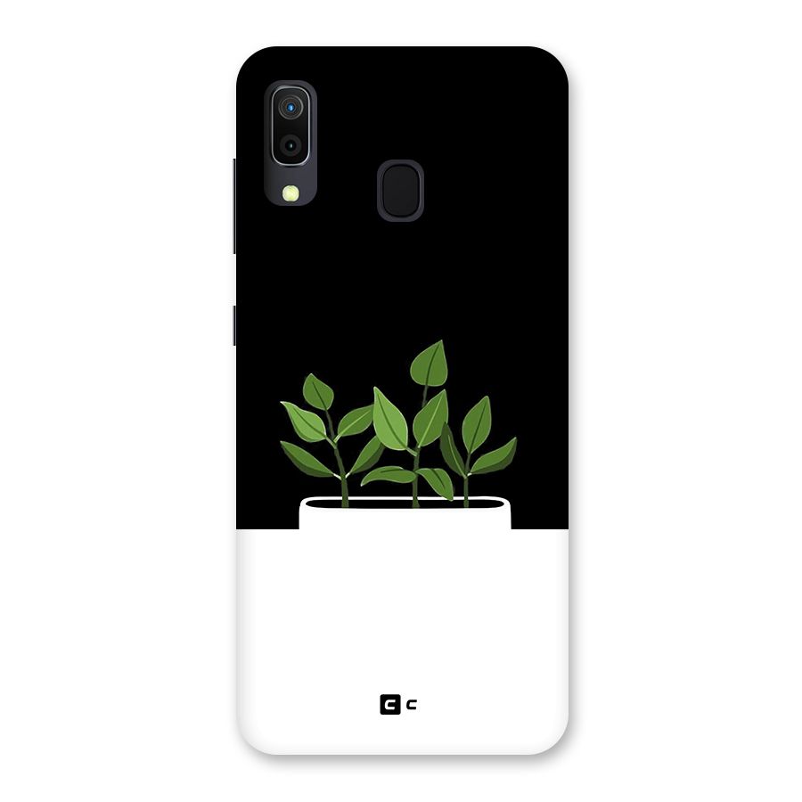 Beautiful Plant Pot Minimalistic Back Case for Galaxy M10s