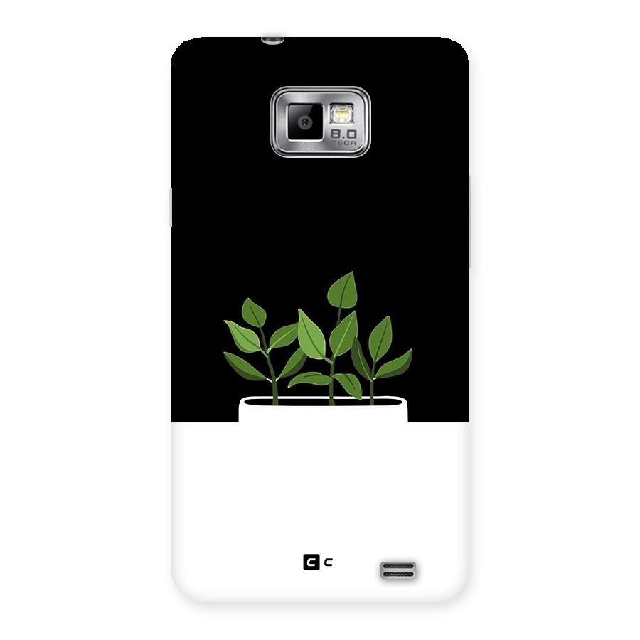Beautiful Plant Pot Minimalistic Back Case for Galaxy S2