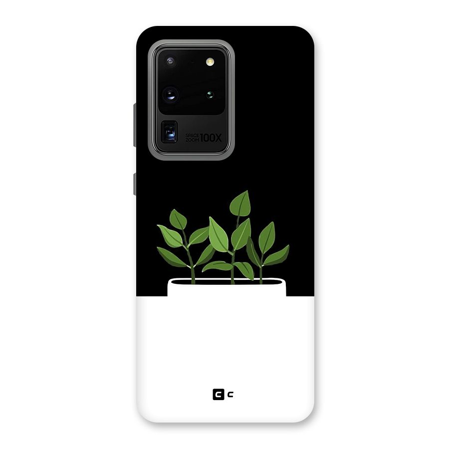Beautiful Plant Pot Minimalistic Back Case for Galaxy S20 Ultra