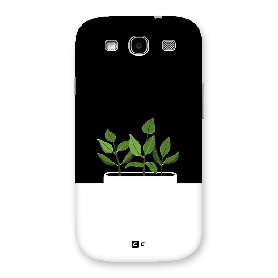 Beautiful Plant Pot Minimalistic Back Case for Galaxy S3