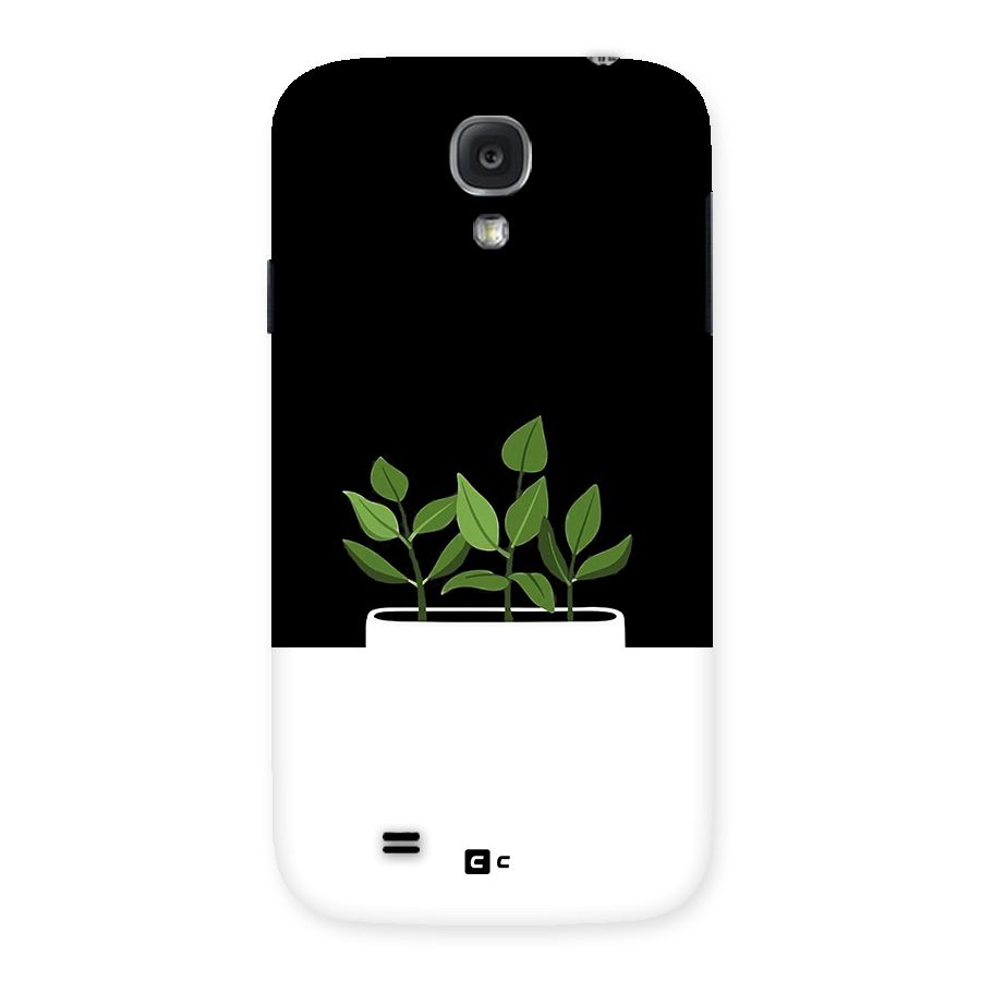Beautiful Plant Pot Minimalistic Back Case for Galaxy S4