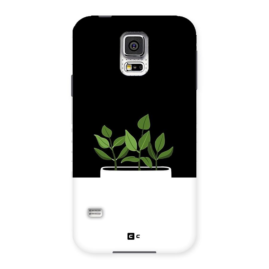Beautiful Plant Pot Minimalistic Back Case for Galaxy S5