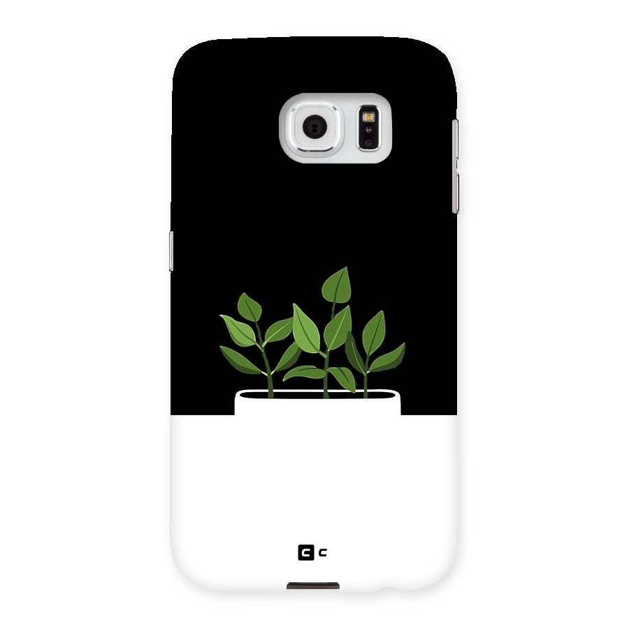Beautiful Plant Pot Minimalistic Back Case for Galaxy S6