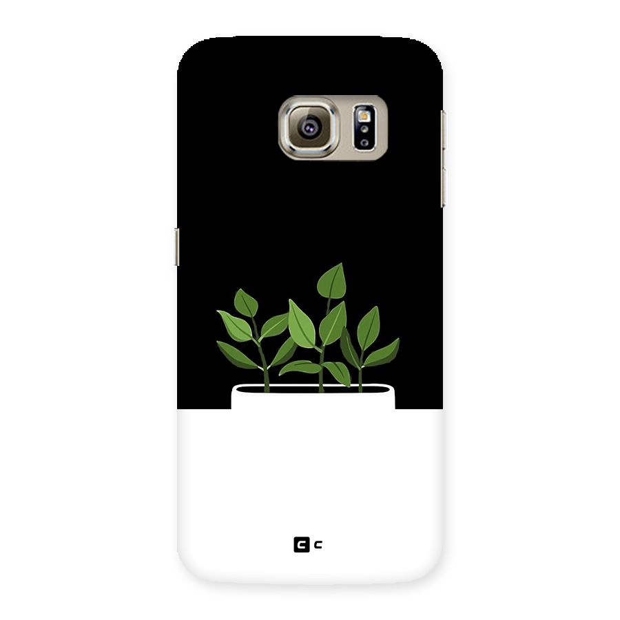 Beautiful Plant Pot Minimalistic Back Case for Galaxy S6 edge