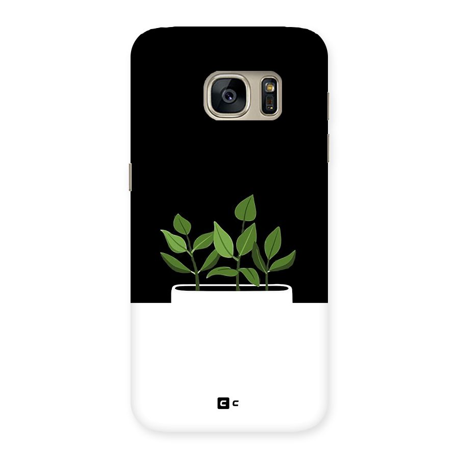 Beautiful Plant Pot Minimalistic Back Case for Galaxy S7