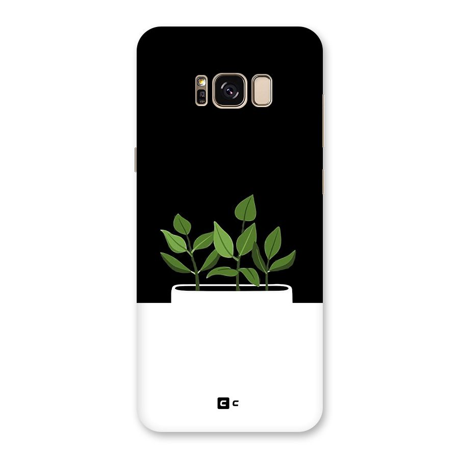 Beautiful Plant Pot Minimalistic Back Case for Galaxy S8 Plus