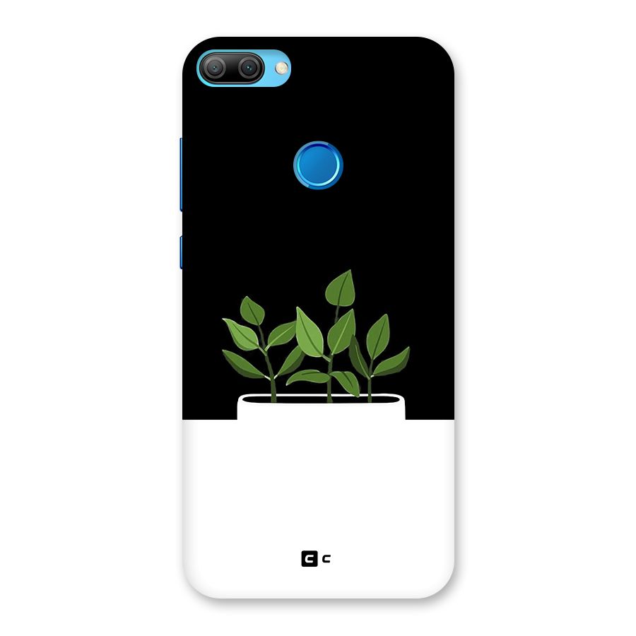 Beautiful Plant Pot Minimalistic Back Case for Honor 9N