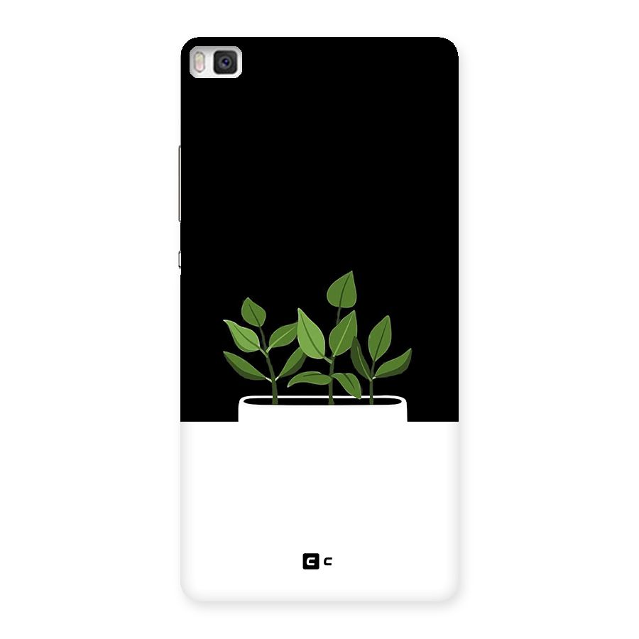 Beautiful Plant Pot Minimalistic Back Case for Huawei P8