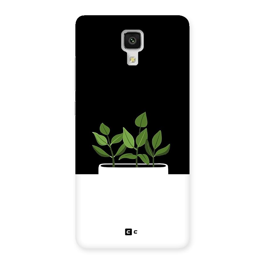 Beautiful Plant Pot Minimalistic Back Case for Mi4