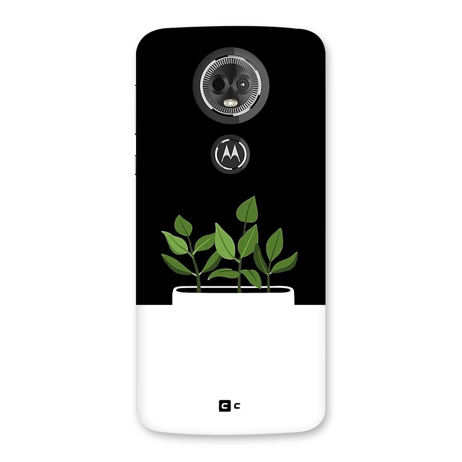 Beautiful Plant Pot Minimalistic Back Case for Moto E5 Plus