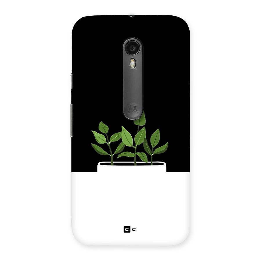 Beautiful Plant Pot Minimalistic Back Case for Moto G3