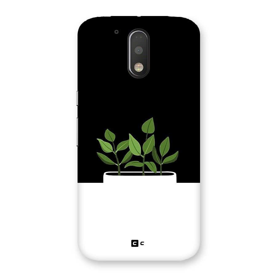 Beautiful Plant Pot Minimalistic Back Case for Moto G4
