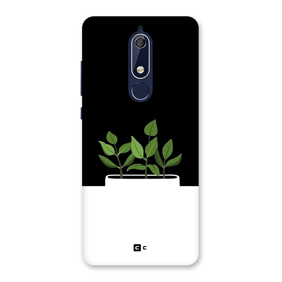 Beautiful Plant Pot Minimalistic Back Case for Nokia 5.1