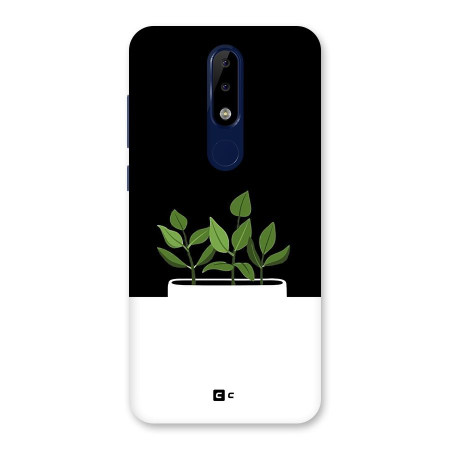 Beautiful Plant Pot Minimalistic Back Case for Nokia 5.1 Plus