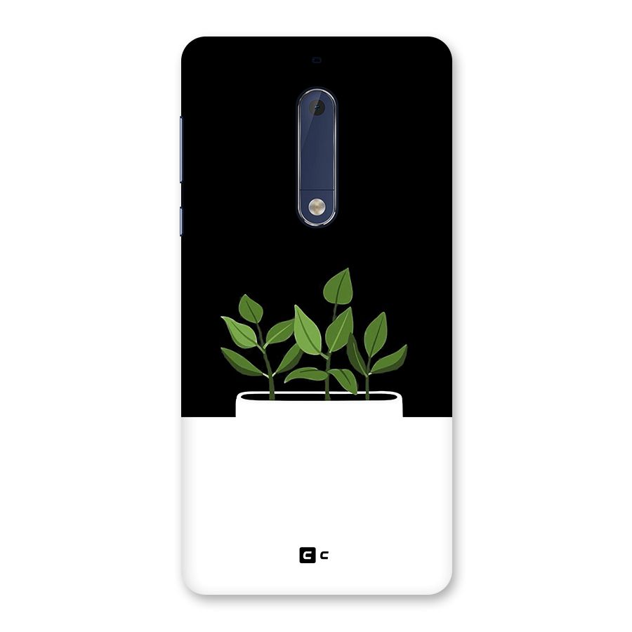 Beautiful Plant Pot Minimalistic Back Case for Nokia 5