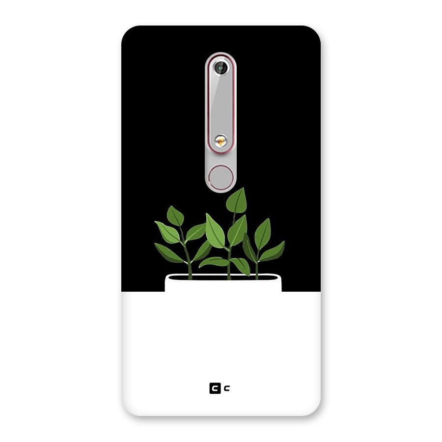 Beautiful Plant Pot Minimalistic Back Case for Nokia 6.1