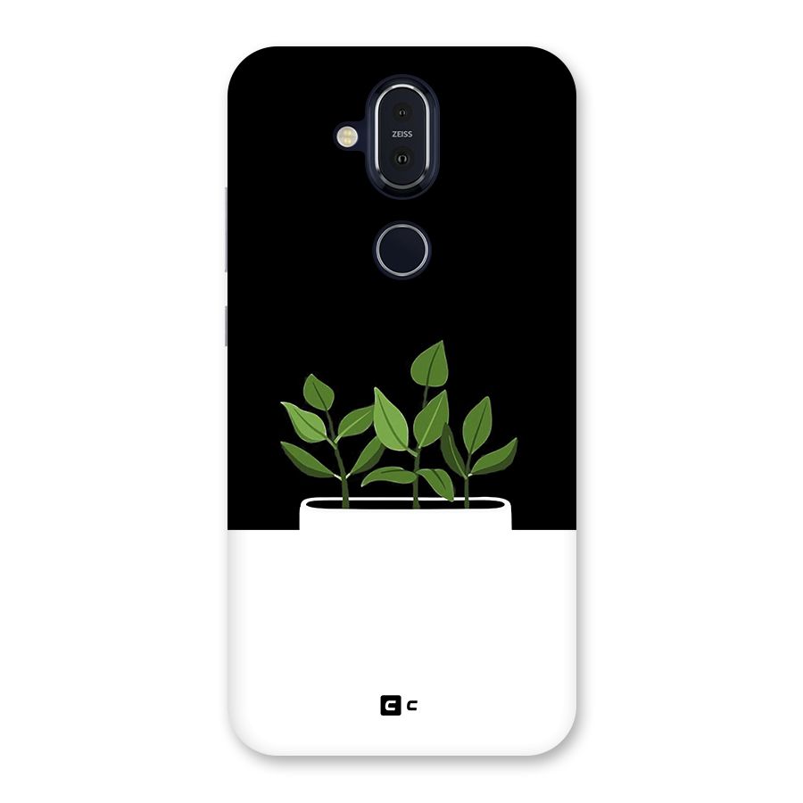 Beautiful Plant Pot Minimalistic Back Case for Nokia 8.1