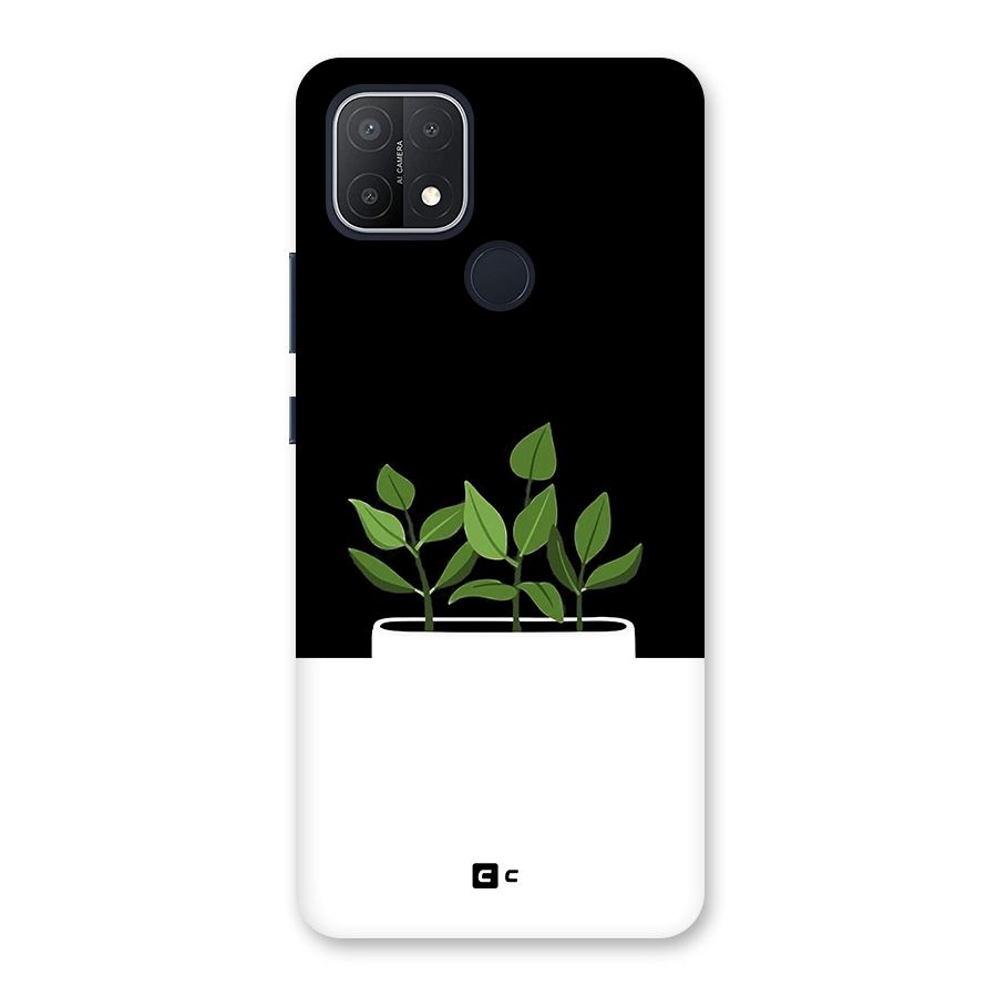 Beautiful Plant Pot Minimalistic Back Case for Oppo A15