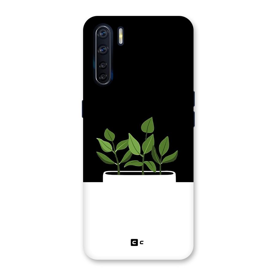 Beautiful Plant Pot Minimalistic Back Case for Oppo F15