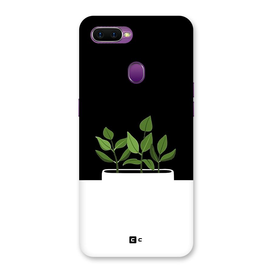 Beautiful Plant Pot Minimalistic Back Case for Oppo F9