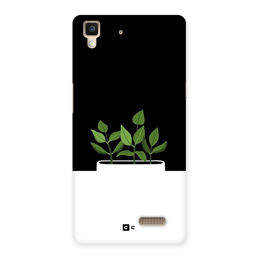 Beautiful Plant Pot Minimalistic Back Case for Oppo R7