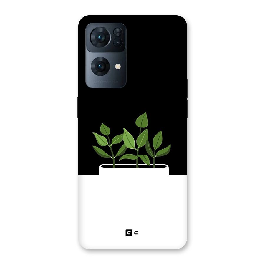 Beautiful Plant Pot Minimalistic Back Case for Oppo Reno7 Pro 5G