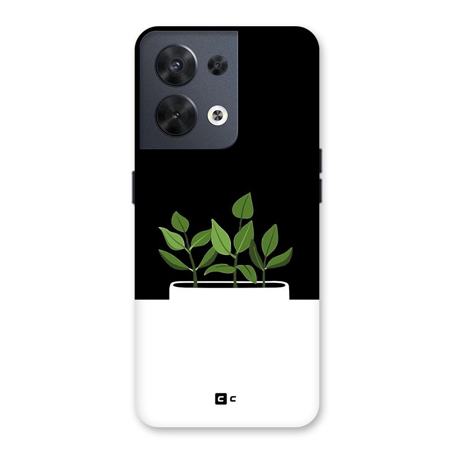 Beautiful Plant Pot Minimalistic Back Case for Oppo Reno8 5G
